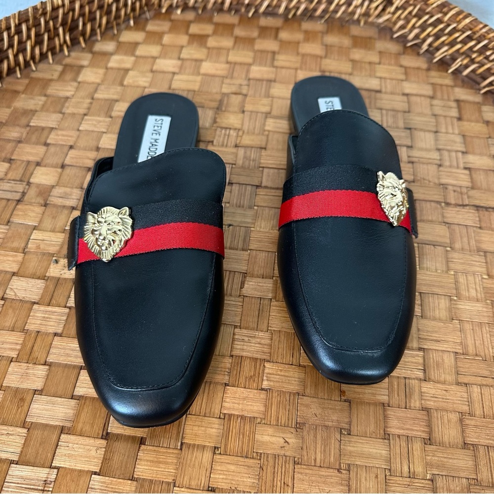 Steve Madden Karisma mule slide lions head dark academia contemporary autumn